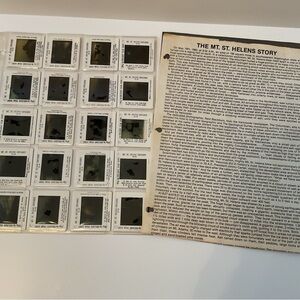Vintage 1980 Mt St Helens Eruption
20 Color Slide Set Holiday Film